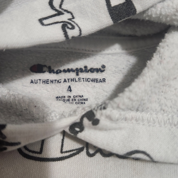 Champion Kids' Hoodie and T-Shirt Set - Blue, Red, Gray, White - Picture 8 of 8